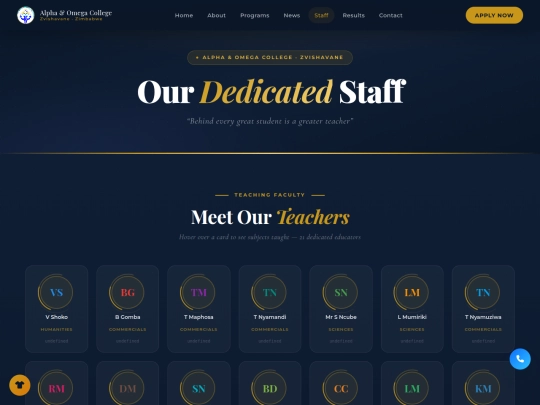 staff screenshot