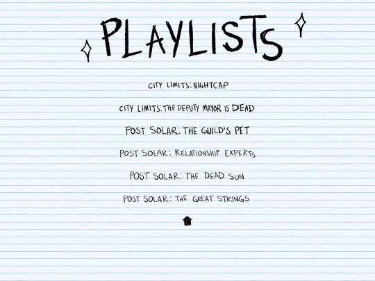 playlists screenshot