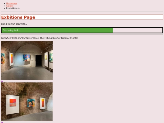 exhibitions screenshot