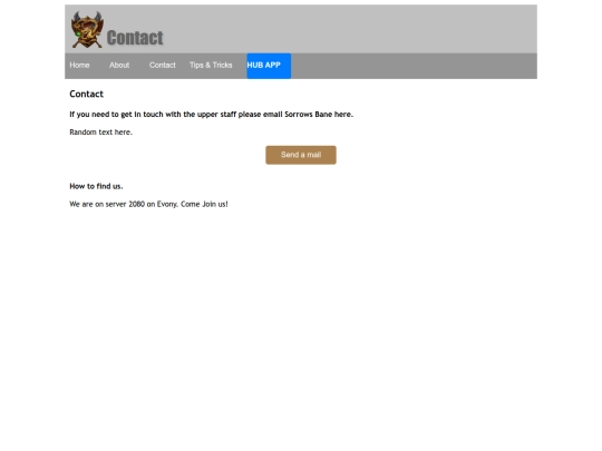 contact screenshot