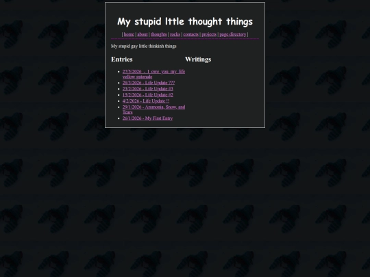 thoughts screenshot