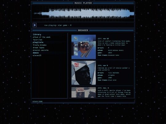 music screenshot