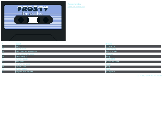 music/frosty-breaks screenshot