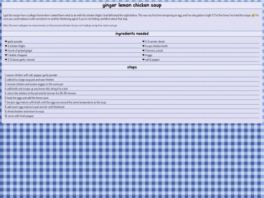 recipes/ginger-chicken screenshot