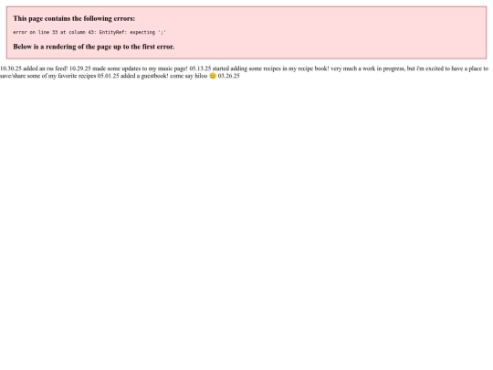 text/logbook.xhtml screenshot