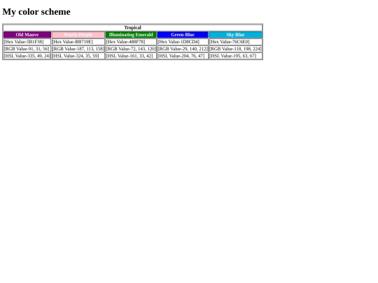 ColorSchemeAssignment screenshot