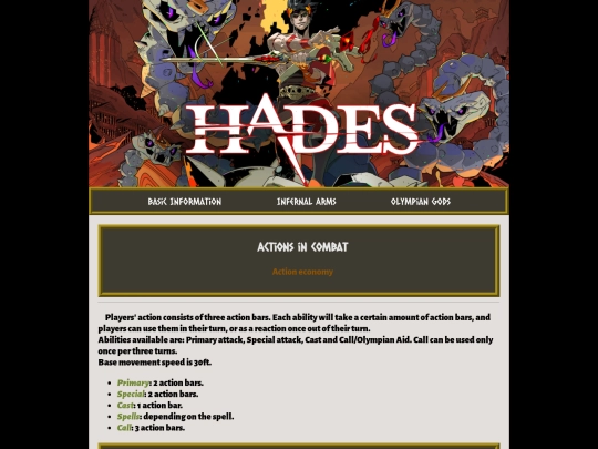 hades/infernalarms screenshot