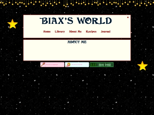 about-me screenshot