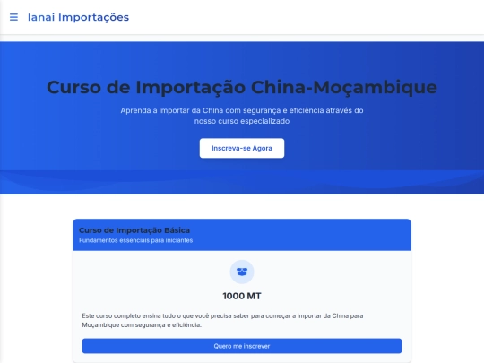 importacao screenshot