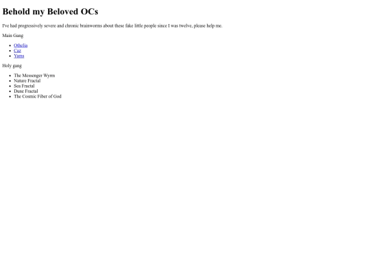 lorebookpages/characterindex screenshot