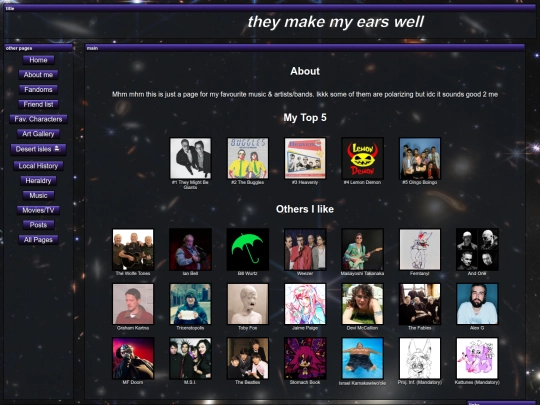 artists screenshot