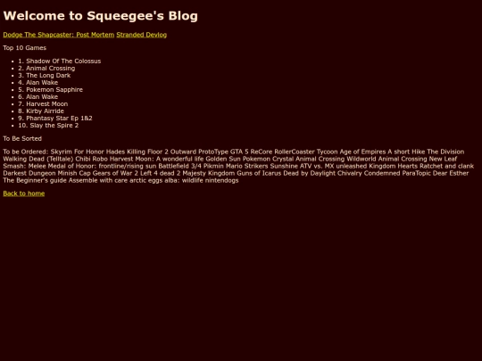 SqueegeeBlog screenshot
