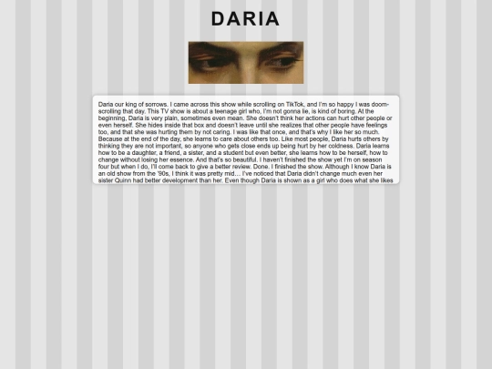Daria screenshot