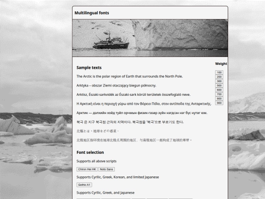 misc/multilingualfonts screenshot