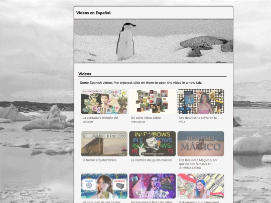 study/espanol/espanolvideos screenshot