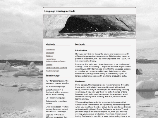 study/languagelearningmethods screenshot