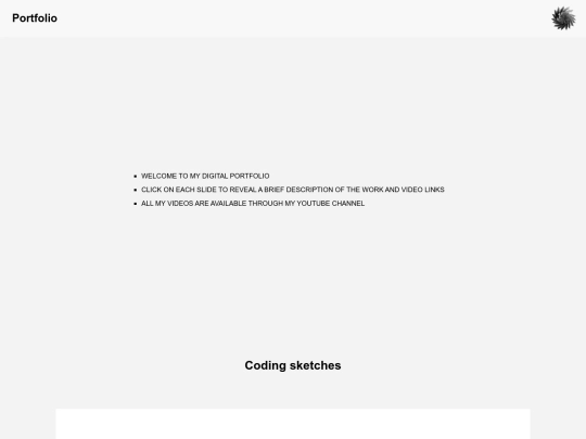 Portfolio screenshot