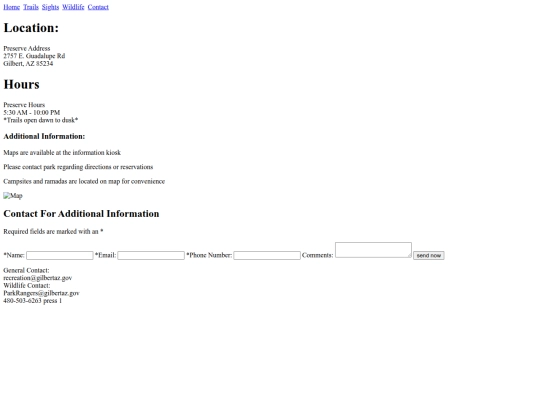 contact screenshot