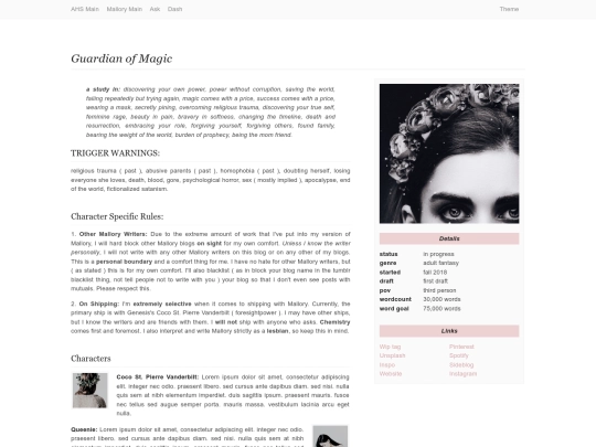 hecatespower/aboutmallory screenshot