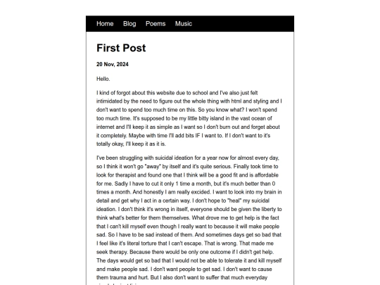 posts/blog/2024-11-20-First-Post screenshot