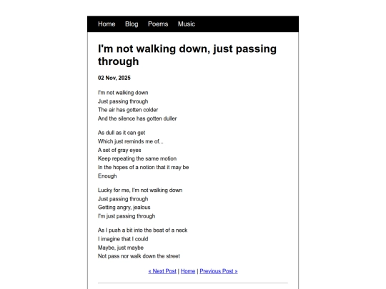 posts/poems/2025-11-02-Im-not-walking-down-just-passing-through screenshot