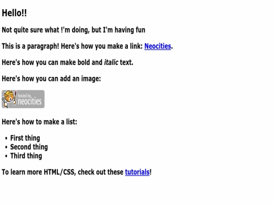index screenshot