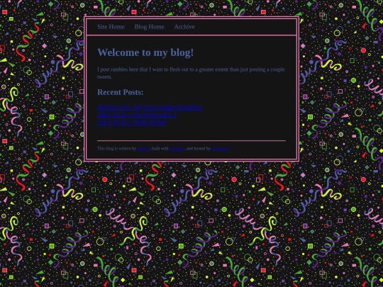 blog screenshot