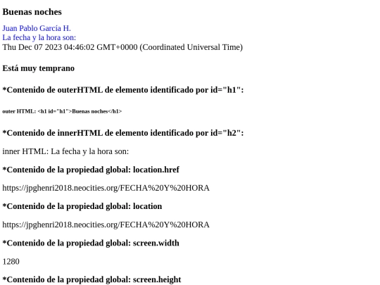 FECHA Y HORA screenshot