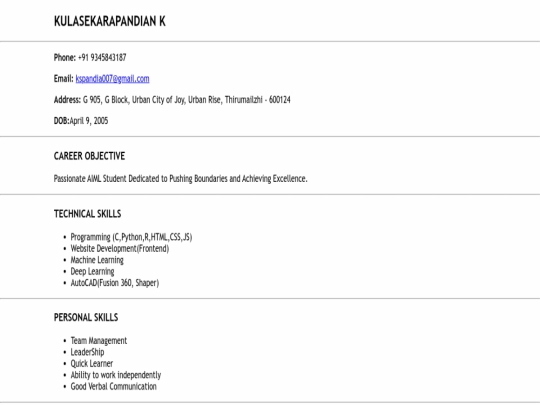 index screenshot