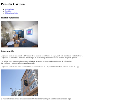 Pension Carmen screenshot