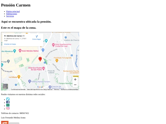 Pension Carmen/pagina4 screenshot