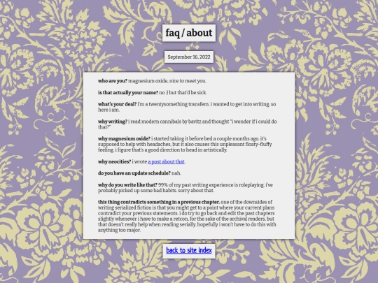 faq screenshot