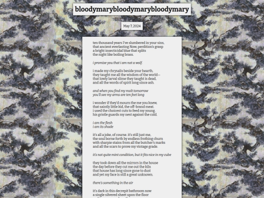 poems/bloodymarybloodymarybloodymary screenshot