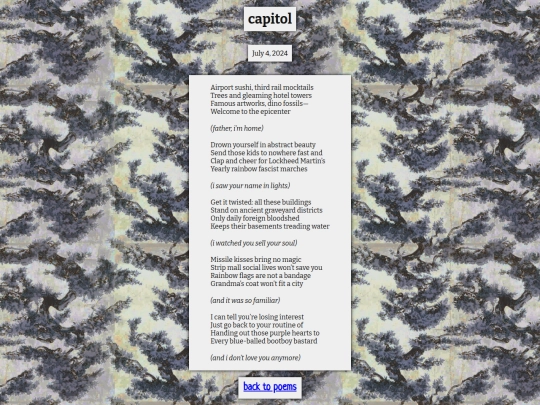 poems/capitol screenshot