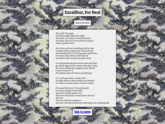 poems/excalibur-for-real screenshot