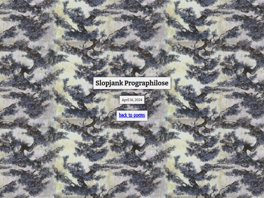 poems/slopjank-prographilose screenshot