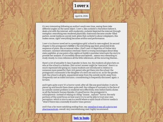 reviews/books/1-over-x screenshot