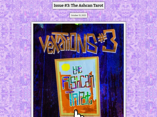 vexations/ashcan-tarot screenshot