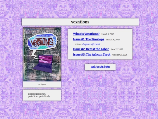 vexations screenshot