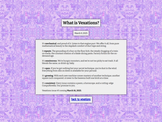 vexations/what-is-vexations screenshot