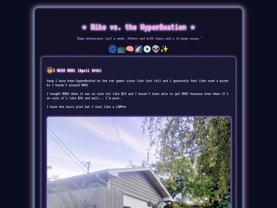 blog screenshot