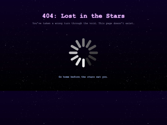 not_found screenshot