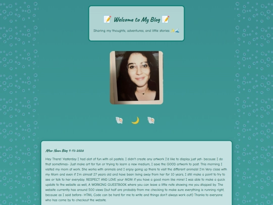 blog screenshot