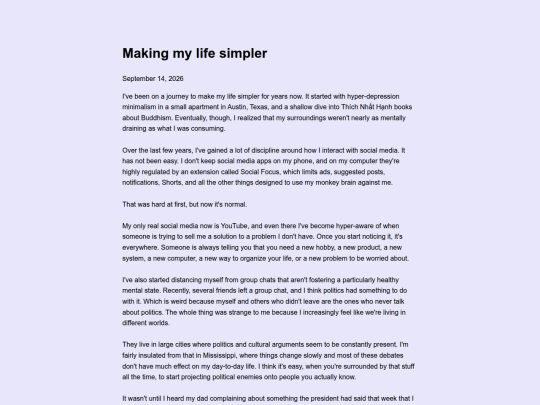 Blog/makingmylifesimpler screenshot