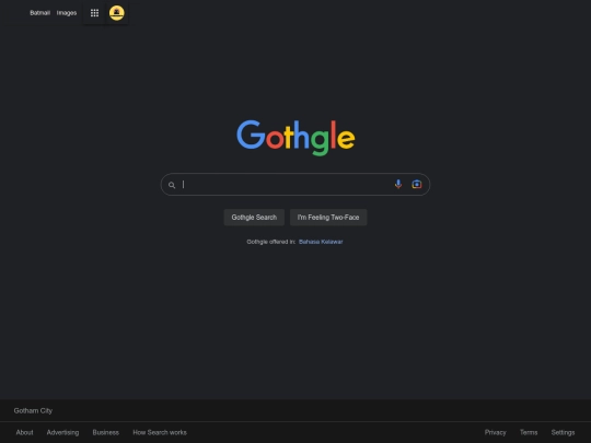 Gothgle screenshot
