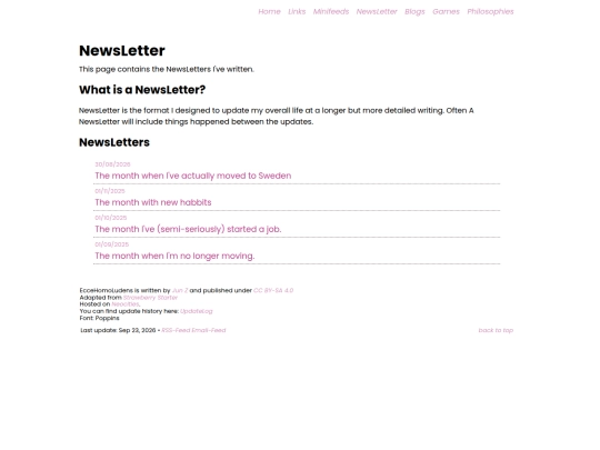 info/NewLetterinfo screenshot