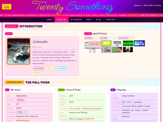 aboutme screenshot