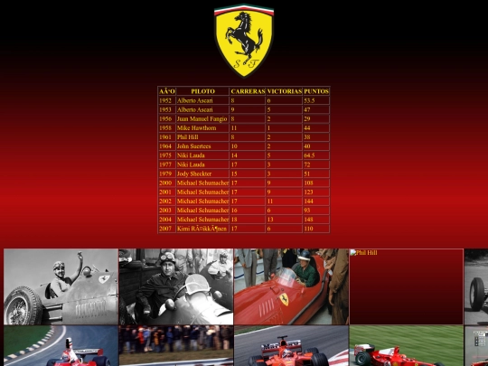 Inicio/CAMPEONATOS screenshot