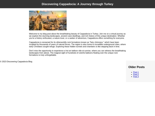 blog screenshot