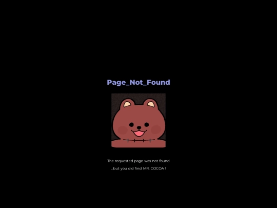 not_found screenshot